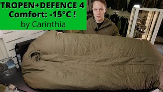 Combine Tropen sleeping bag with Defence 4 sleeping bag from Carinthia. An extreme cold system!