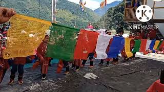 H.E Kyabje Gyabung Tulku Rinpoche visited at Gongkahr village Dtd. 11/9/2022