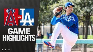 Angels Vs Dodgers Game Highlights (3/24/26) MLB Highlights