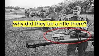 Why did experienced artillerymen tie Mosin rifles to gun barrels