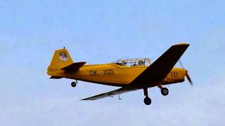 Zlin Z-126 Taking Off from Hahnweide Vintage Air Show 2011