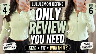 Lululemon Define Cropped Jacket | EVERYTHING You Need to Know (Sizing, Fit, Worth It?)