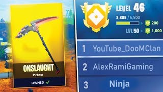 New Secret Onslaught Pickaxe Fortnite Season 4 Omega Chal - new secret onslaught pickaxe fortnite season 4 omega challenge level 45 getplaypk