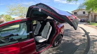 Ultra Red Tesla Model X 2023