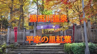 [栃木県日光市】湯西川温泉　平家の里の紅葉