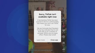 TikTok shuts down in US as ban takes effect