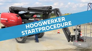 1.3. Hoogwerker Procedures - Startprocedure