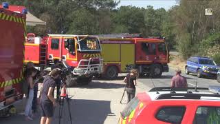 Campénéac. Foret de Brocéliande: les pompiers luttent contre le feu