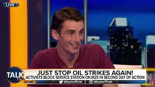 Alex De Koning | TalkTV with Jeremy Kyle  | 24 August 2022 | Just Stop Oil