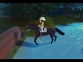 A realistic horse jump in roblox!? The game is wild heart stables on roblox