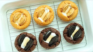 Chewy\u0026delicious Smore Cookies!cheese\u0026Chocolate S'more Cookie Recipe that tells the secret to success