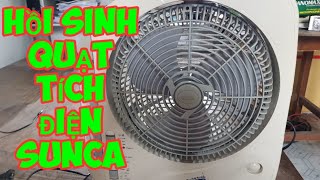 Hồi sinh quạt tích điện sunca-Repair damaged battery fan