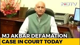 MJ Akbar's Defamation Case Against Journalist Over #MeToo In Court Today