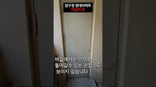 압구정 현대아파트의 비밀의문