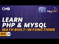 Math Built-In Functions | PHP for beginners | Learn PHP | PHP Programming | Learn PHP in 2020