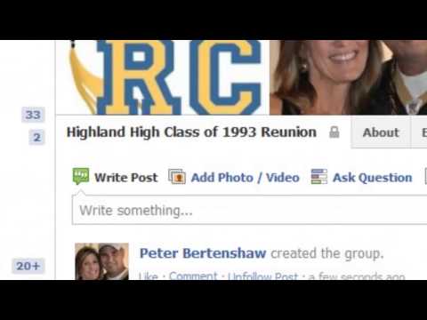 Managing Social Media for High School Class Reunion Managing Social Media for High School Class Reunion