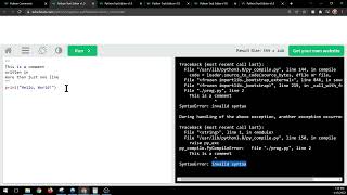 W3schools Python Python Comments