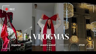 Christmas vlog: лысая елка за 85€, праздничная барная тележка и  поездка в Испанию