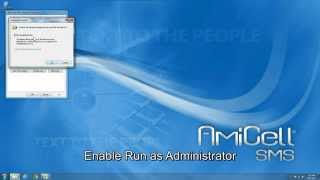 Installing the AmiCell SMS MobiLink Software