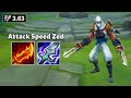 FULL ATTACK SPEED ZED IS ACTUALLY BUSTED