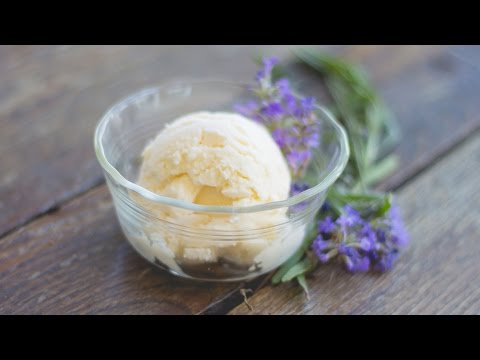 Honey Lavender Ice Cream | Ice Cream Week Honey Lavender Ice Cream | Ice Cream Week