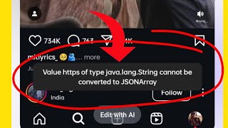 value https of type java.lang.string cannot be converted to jsonarray