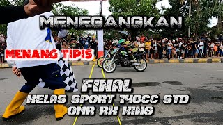 FINAL KELAS SPORT 140CC STD (OMR RX KING), ADHYAKSA ROAD RACE CHAMPIONSHIP DI KOTA MASOHI