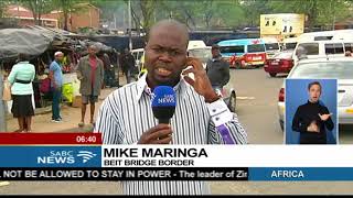 SABC News live crossing interrupted by police at Beitbridge