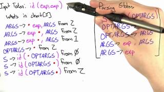 Parsing States Solution - Programming Languages