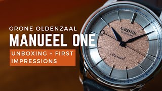 Grone Oldenzaal Manueel One First Impressions Review + Unboxing