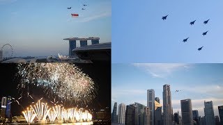 (FULL) NDP 2019 Aerial Display + Fireworks