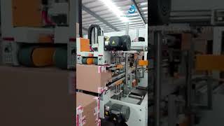 Automatische Karton Carton Case Eckkante H Type Tape Top Bottom Sealing Maschine Box Dichtungszeile