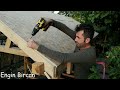 how to build a shed the wooden cabin build a hut tiny house part 1