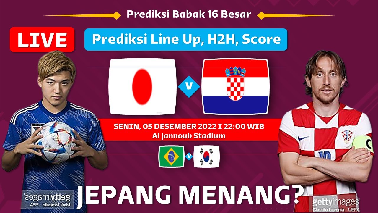 Jadwal Siaran Langsung Malam Ini LIVE SCTV: Jepang VS Kroasia I ...