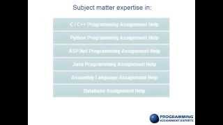 Programming Assignment Experts