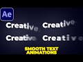 Text Position Animation in After Effects | Text Reveal Animation | Title Animations