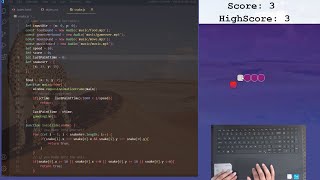 ASMR Programming - Snake Game JavaScript - No Talking