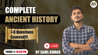 CDS 2 2021 Complete Ancient History Class | CDS History by Sahil Kumar | CDS 2 2021 Preparation