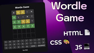 🎮 Build Your Own Wordle Game with HTML, CSS, and JavaScript! 🌟