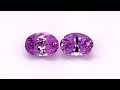 Ceylon Pink Sapphire Oval Pair 5x7mm