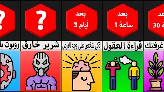 مقارنة الجدول الزمني: ماذا لو كنت تعرف كل شيء