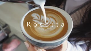 BARISTAJOY ☕️ You may want to practice latte art after watching this video (slow rosetta)