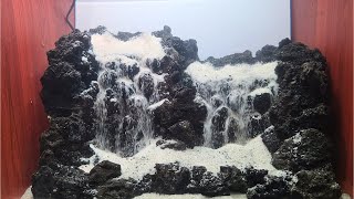 How To Make Sand Flow More And Beautiful | DIY Sand Waterfall Aquarium