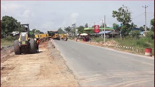 ការពង្រីកផ្លូវជាតិលេខ២ ភ្នំពេញ-តាកែវ / Expansion of National Road No. 2 Phnom Penh-Takeo