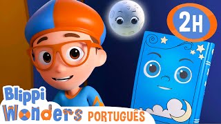 Blippi Aprende Porque Temos Que Dormir? | 🟠 MARATONA DO BLIPPI! 🟠 | Desenhos Animados em Português