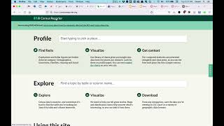 Demographic Data: American Community Survey and Census Reporter