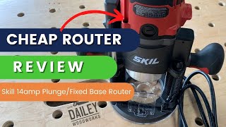 SKIL 14-Amp Plunge and Fixed Base Router Unboxing || The Recreational Woodworker