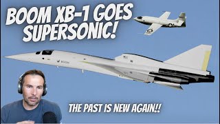 Boom XB-1 Goes Supersonic - Fighter Pilot Reacts