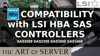 4Kn compatibility with LSI SAS controllers