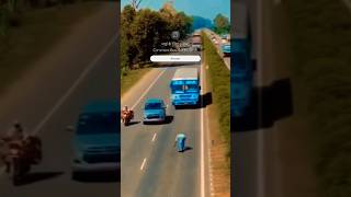 Man letting bus to cross over him | prtc bus | Shaan E Pepsu Bus. #shorts #prtcbus #prtc